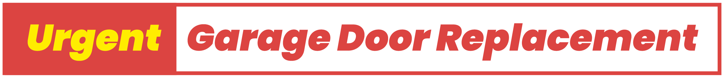 Urgent Garage Door Replacement
